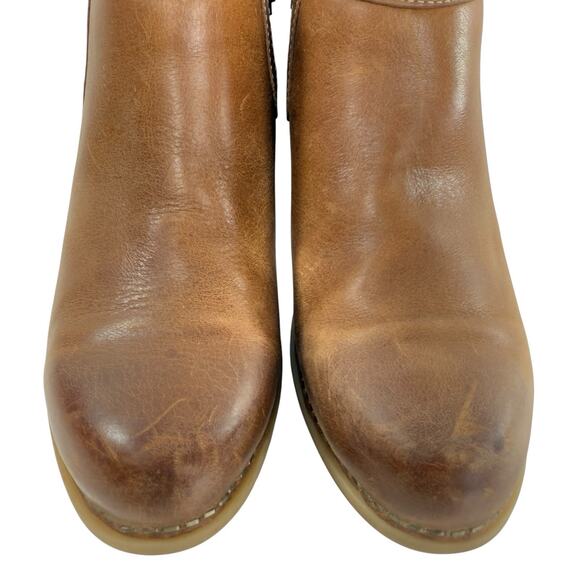 DANSKO Harlene Waxy‎ Burnished Tan Short Comfort Ankle Boot Womens Size 38 US 8 - Picture 3 of 10